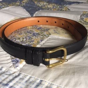 Coach black belt. 36” leather & brass